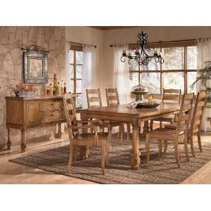   Rectangular Extension Table Set by Ashley Furniture: Home & Kitchen