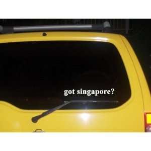  got singapore? Funny decal sticker Brand New Everything 