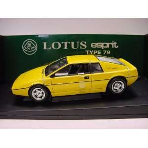   18 Scale AutoArt Lotus Esprit Type 79 (Yellow) RHD Toys & Games