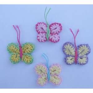   Crochet Butterflies Applique Embellishment CR50 