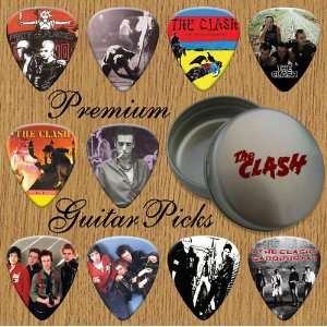  The Clash Premium Guitar Picks X 10 In Tin (0) Musical 