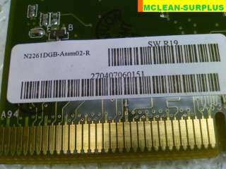 Lot of 2 Niagara 2261 Dual Gigabit Ethernet Low Profile PCI X Card 