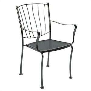  Woodard 5L0001 Aurora Stacking Dining Arm Chair: Furniture 