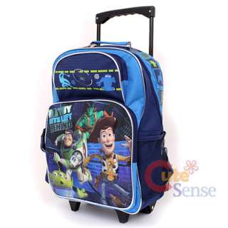 Disney Toy Story School Roller Backpack Large Rolling Lunch Bag 2