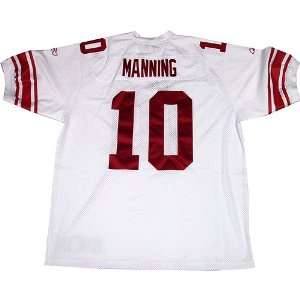   Eli Manning Reebok Authentic White Giants Jersey: Sports & Outdoors