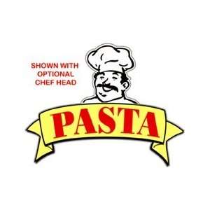  Pasta Banner Window Cling Sign 