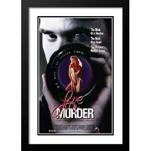 Love & Murder 32x45 Framed and Double Matted Movie Poster   Style A 