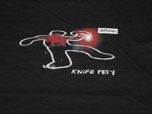 DEFTONES Knife Party T Shirt **NEW Medium Med M  