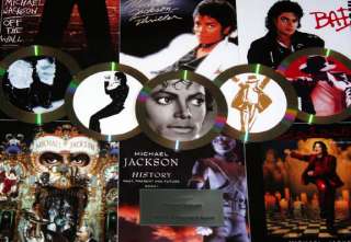 Michael Jackson Thriller Gold Platinum Record Award Display non 
