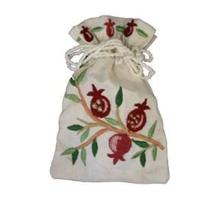  Embroidered Havdalah Spice Bag and Cloves   Pomegranates 