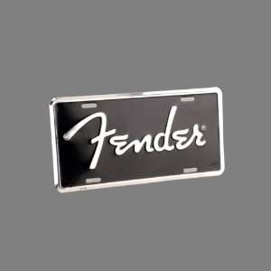  Fender Fender Logo License Plate Musical Instruments