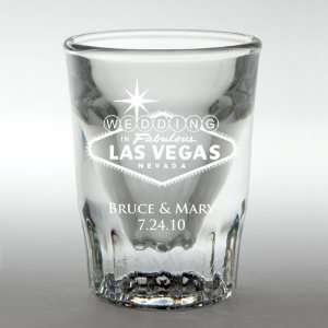  Vegas Wedding Shot Glass