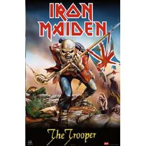  Iron Maiden  Trooper by Unknown 22x34: Home & Kitchen