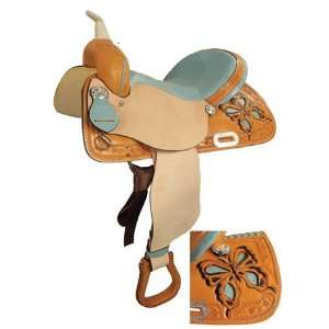   Made Butterly Barrel Racing Saddle w/ Ostrich Seat