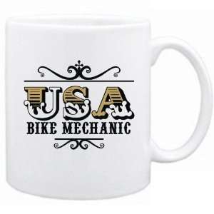  New  Usa Bike Mechanic   Old Style  Mug Occupations 