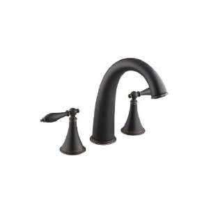   Traditional Two Handle Roman Tub Faucet Trim Kit   Oil Rubbed Bronze