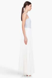 Maison Martin Margiela Grey & White Pleated Dress for women  SSENSE