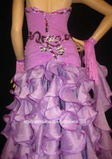 LATINO COMPETITION TANZKLEID DANCE DRESS CRYSTAL LT29  