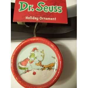   Seuss The Grinch Holiday Ornament ~ Making a Reindeer Glitter Ornamnet