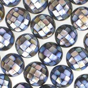  15mm Brown Mother of Pearl Round Beads Arts, Crafts 