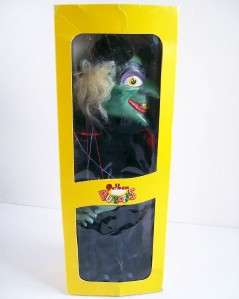 PELHAM PUPPETS SL10 WICKED WITCH, 1970s, RARE, in original box with 