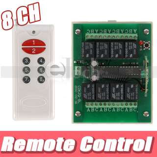 12V 10A 4 Channels Wireless remote control switch 3000M  