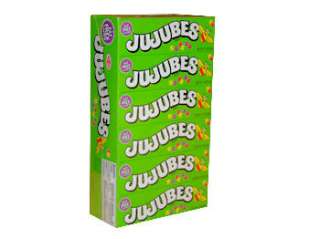 Jujubes chewy fruit candy  