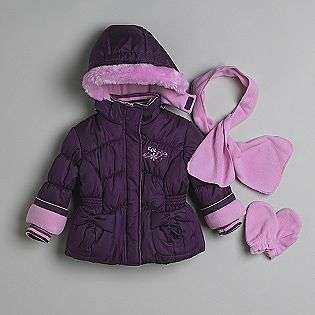 Infant Girls Winter Jacket Giselle   Scarf & Mittens  Zero Xposur 