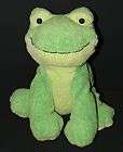 TY PLUFFIES Leapers Green Frog Stuffed Animal Plush Beanie Babies 