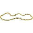 Amour 14k Yellow Gold Cobra Necklace with Onyx Clasp