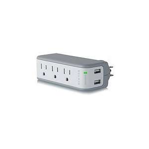  Belkin 3 Outlets Surge Suppressor with USB Charging 