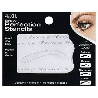 Brow Perfection Stencils, 4 stencils  Ardell Beauty Eyes Liner & Brow 