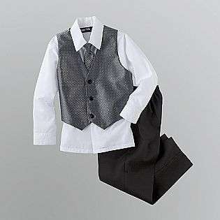 Boys 4 7 Vest Set   4 Pcs.  Happy Fella Clothing Boys Suits 