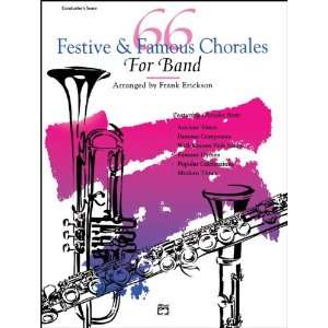   Famous Chorales for Band 1st E Flat Alto Saxophone Musical
