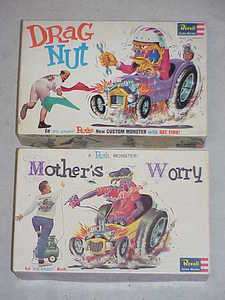 Original 1963 Revell Ed Big Daddy Roth Drag Nut & Mothers Worry 
