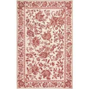  Toile Area Rug   19x29, Pink