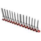   9920 3/8 Inch Drive Long SAE Ball Hex and Hex Bit Socket Set, 14 Piece