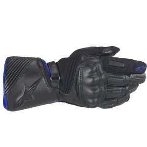  Alpinestars Apex Drystar Gloves , Color Blue/Black, Size 