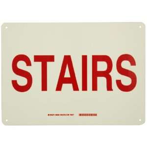   Color Glow In The Dark Exit And Directional Sign, Legend Stairs