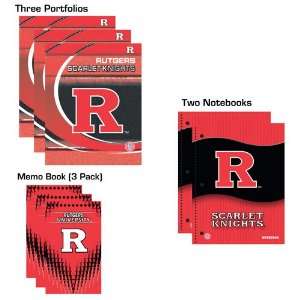  Rutgers Scarlet Knights NCAA Non Dated Combo Pack Sports 