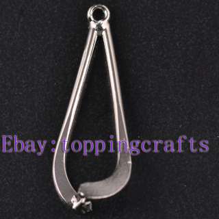 FREE SHIP 50pcs Silver Plated Earring Findings TP6764  