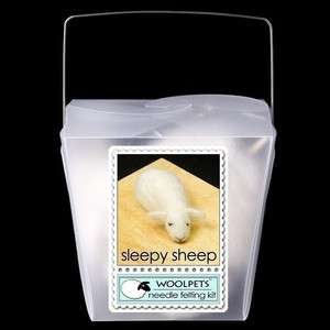 WoolPets Sleepy Sheep Needle Felting Kit 907170010030  