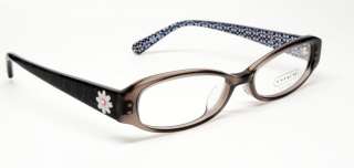 COACH CARRIE (558) 001 BLACK RX GLASSES BROWN/CRYSTAL  