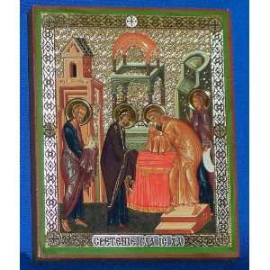  Presentation of Christ in the Temple   Wood Icon Plaque 6 