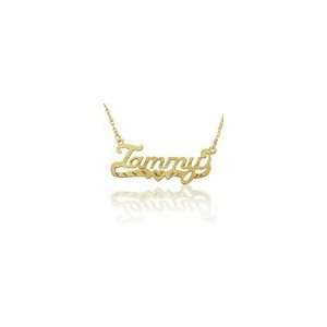   Name Necklace in 10K Gold (10 Characters) ladies gold rings Jewelry
