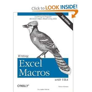  Writing Excel Macros with VBA, 2nd Edition [Paperback 