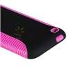 Pink/Black Hybrid TPU Gel Rubber Case Cover for iPod Touch 4 4G 4th 
