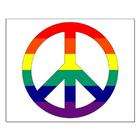 Artsmith Inc Small Poster Rainbow Peace Symbol Sign