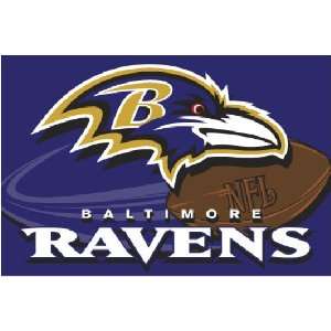 Baltimore Ravens NFL Team Tufted Rug by Northwest (20x30):  