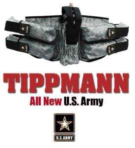 US Army Tippmann 4+1 Pack Paintball Harness Digi Camo  